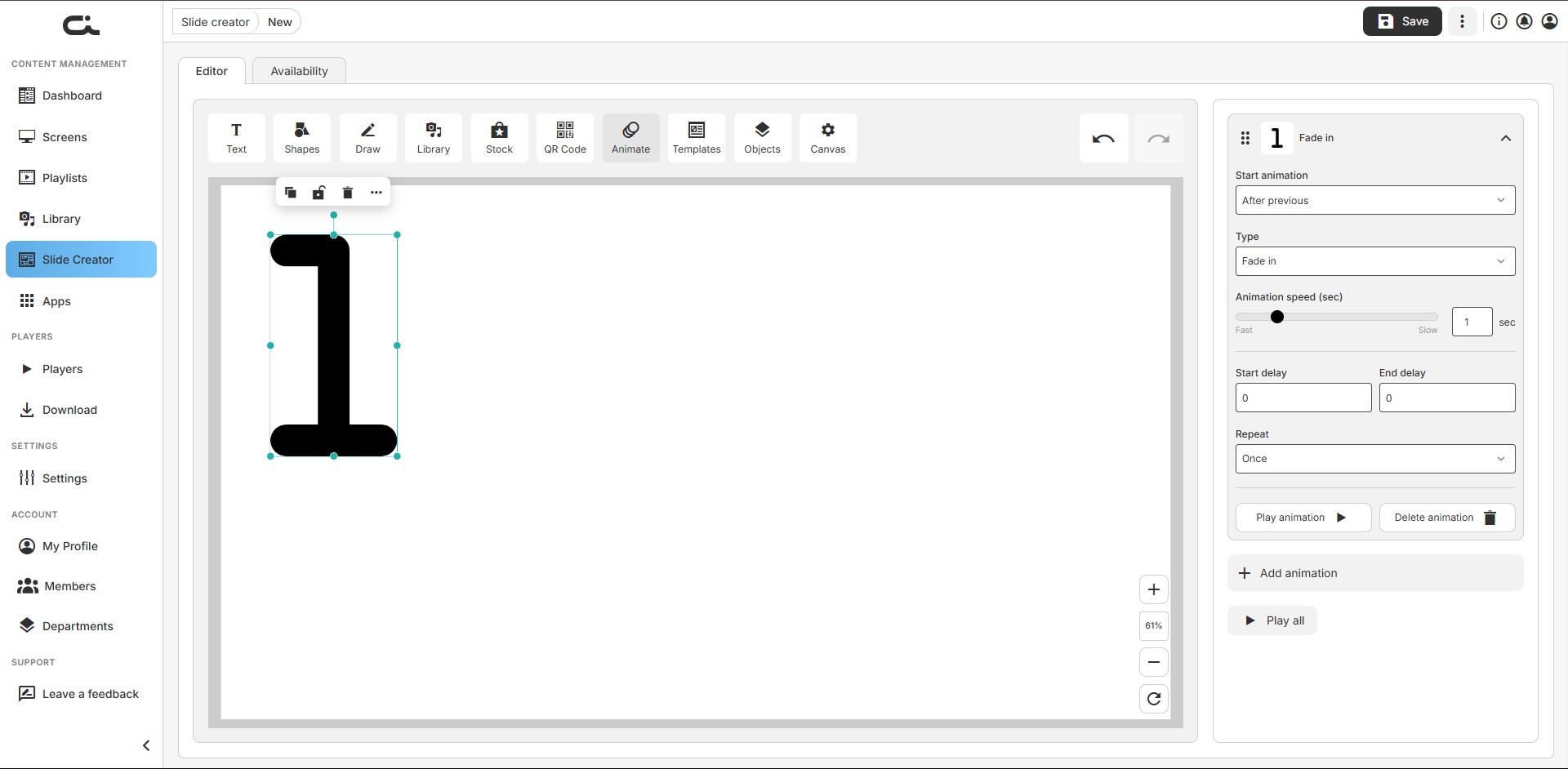 Animate Tool