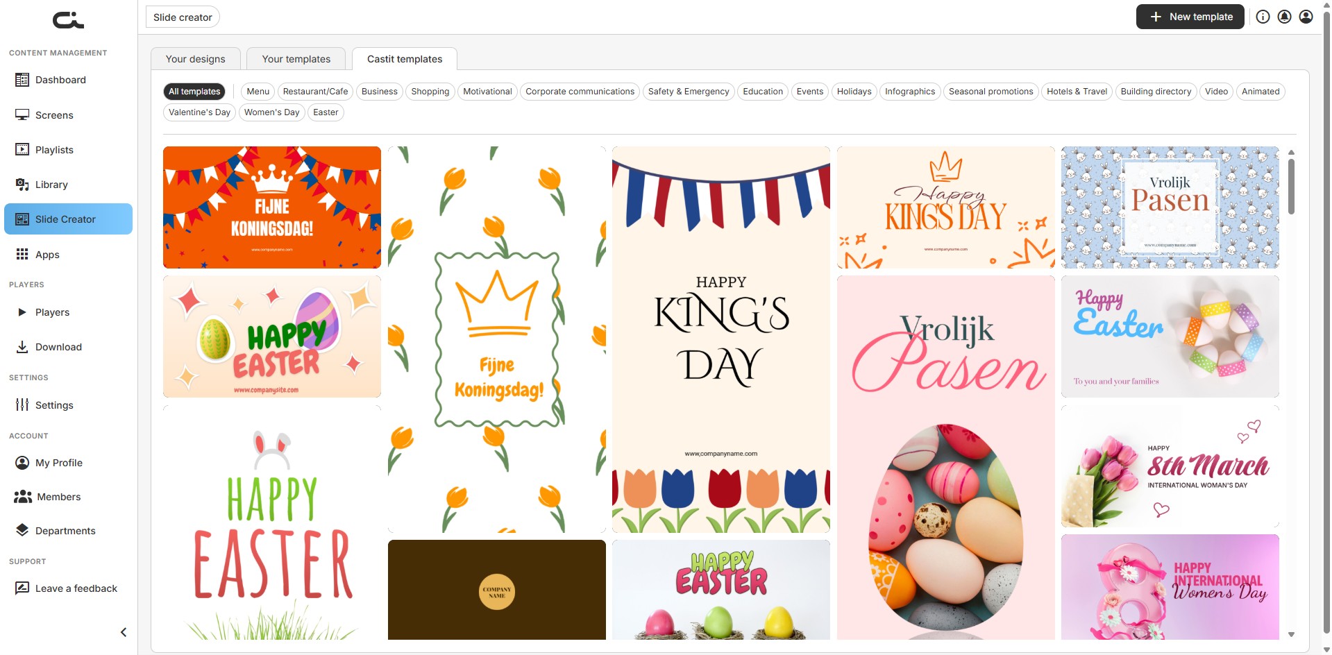 Castit Templates